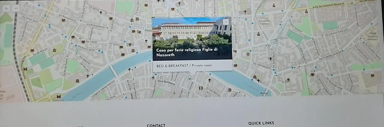 比萨Casa Per Ferie Religiosa Figlie Di Nazareth住宿加早餐旅馆 0*, 比萨 意大利